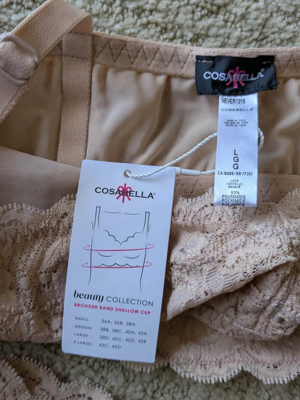 Cosabella sheer floral